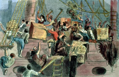 Boston Tea Party, 16. Dezember 1773